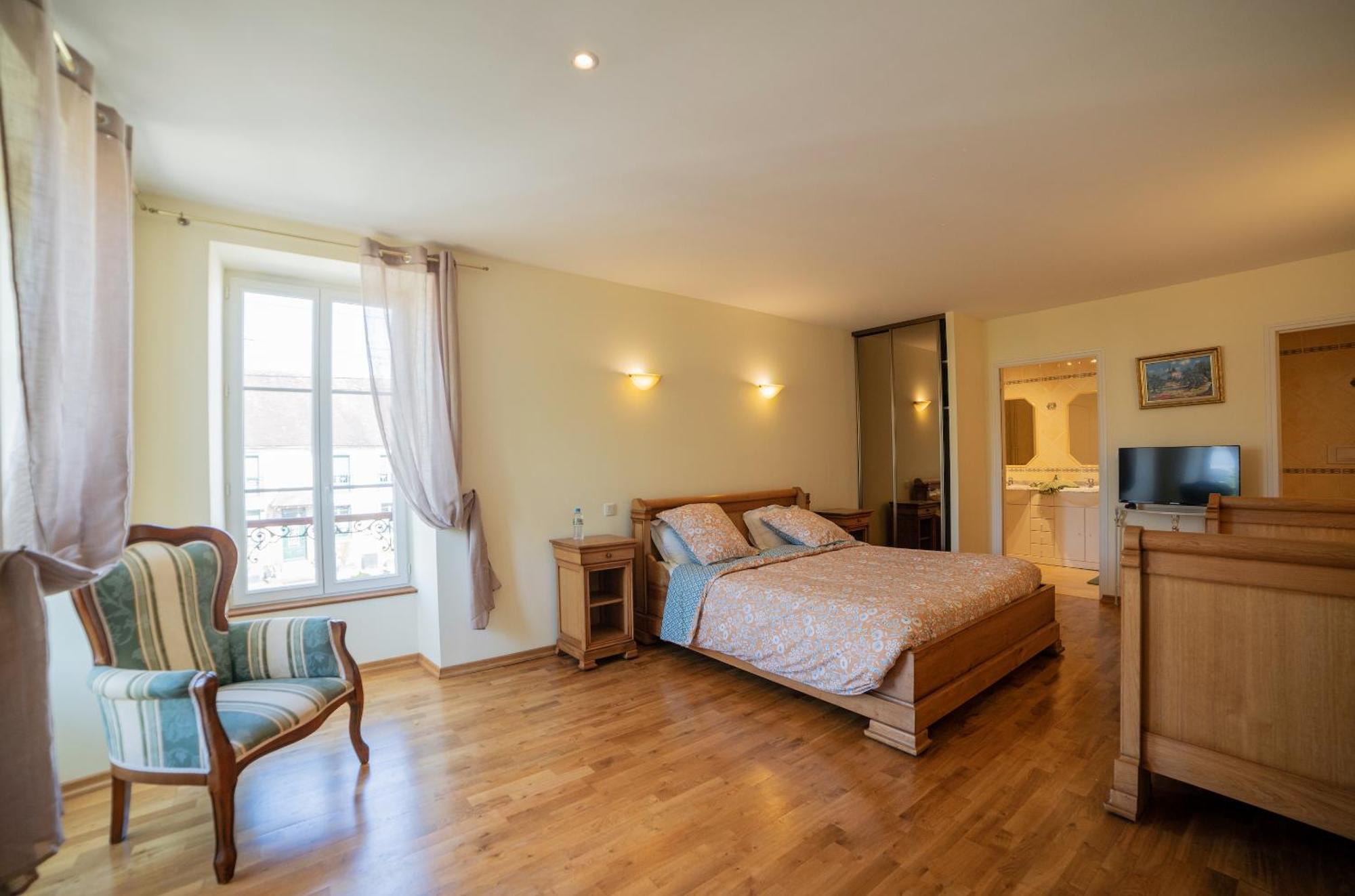 Bed and Breakfast Chambre D'Hotes Le Val Du Chapelain Montigny-la-Resle Pokoj fotografie